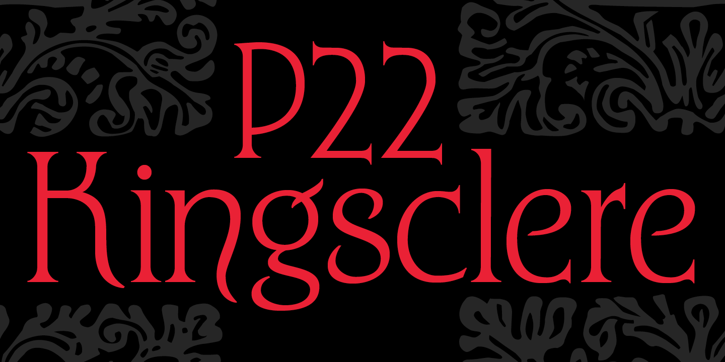 P22 Kingsclere Font preview